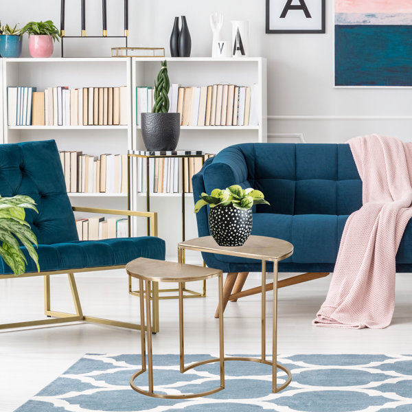 Everly Quinn Mid Century Modern Nesting Side Tables Wayfair